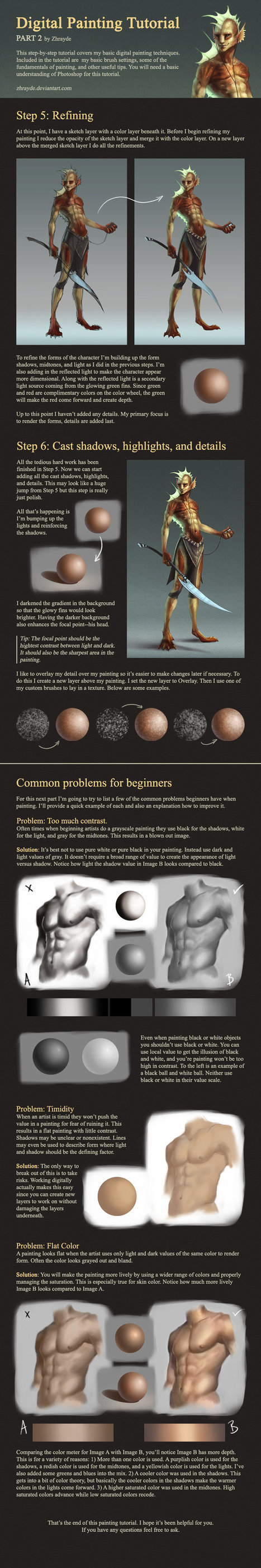 Digital Painting Tutorial - Part 2 | Drawing References and Resources | Scoop.it