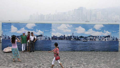 Des trompe-l'oeil contre la pollution à Hong Kong | Chine | Scoop.it