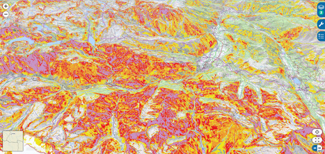 La Carte des pentes IGN, une couche bien utile du Géoportail  | Vallées d'Aure & Louron - Pyrénées | Scoop.it