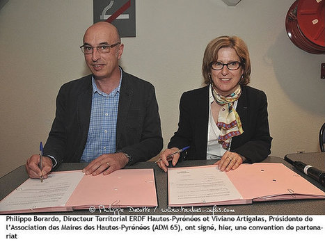 Signature d'une convention de partenariat entre ERDF et l'Association des Maires des Hautes-Pyrénées | Vallées d'Aure & Louron - Pyrénées | Scoop.it