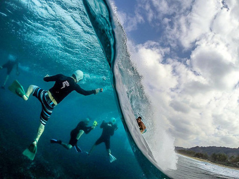 This Amazing Photo Shows a Surfer Above Water and Photographers Below | Mobile Photography | Scoop.it