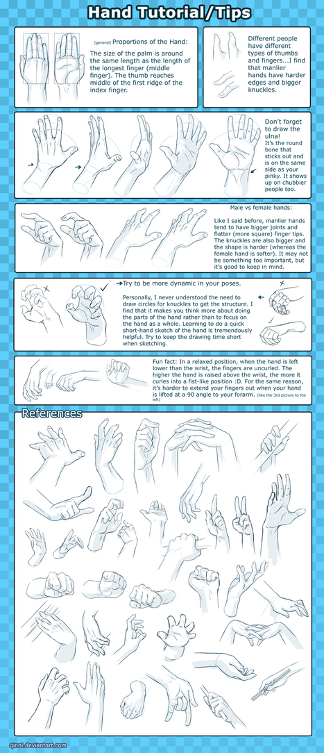 Hand Drawing Reference Guide | Drawing References and Resources | Scoop.it