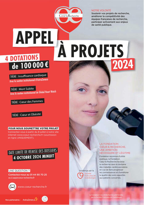 Fondation Cœur & Recherche : Lancement de l'appel à projet 2024 ! | Life Sciences Université Paris-Saclay | Scoop.it