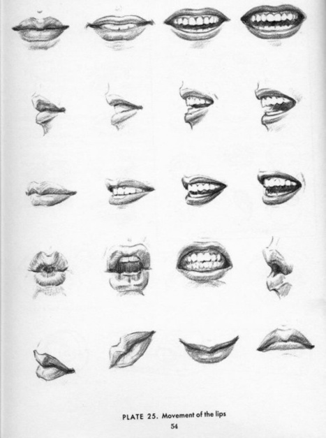Lips and Mouth Drawing Reference | Drawing References and Resources | Scoop.it