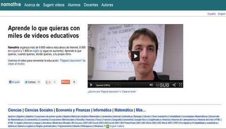 Namathis, un directorio con 8000 vídeos didácticos en español.- | Educación, pedagogía, TIC y mas.- | Scoop.it