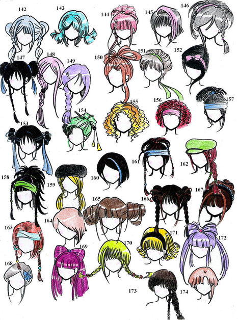 hairstyles - 2nd edition- | Drawing References and Resources | Scoop.it