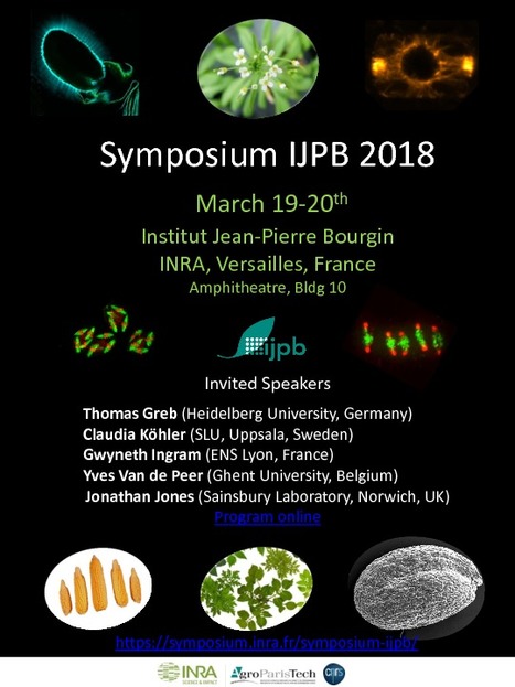 Symposium IJPB 2018  March 19-20, INRA, Versailles | Life Sciences Université Paris-Saclay | Scoop.it