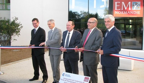 Inauguration de l’extension du bâtiment de l’EM Normandie | Veille territoriale AURH | Scoop.it