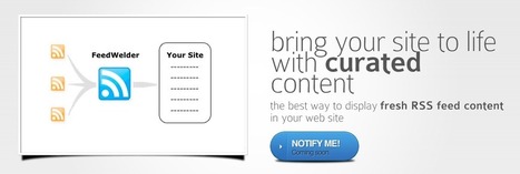 Aggregate, Filter and Publish RSS Feeds On Your Site with FeedWelder | Content Curation World | Scoop.it