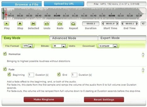 3 sites pour créer vos sonneries de portable | Le Top des Applications Web et Logiciels Gratuits | Scoop.it