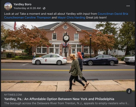 Yardley, Borough Gets Publicity in the NYT! "An Affordable Option Between New York and Philadelphia" | Newtown News of Interest | Scoop.it