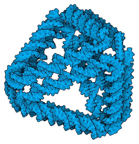 Featured Photo: Illustration of DNA Origami Nanotetrahedron | iBB | Scoop.it