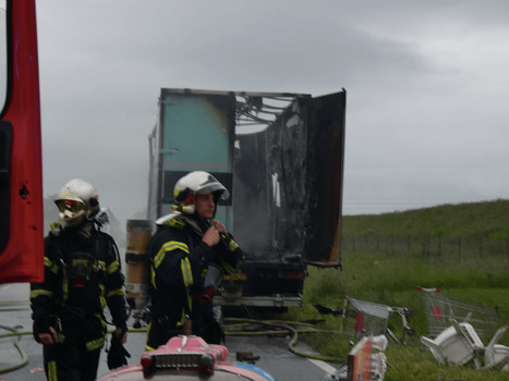 Lannemezan – Un camion prend feu  | Vallées d'Aure & Louron - Pyrénées | Scoop.it