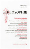 Philosophie n° 127 : Fondation et fondement | Les Livres de Philosophie | Scoop.it