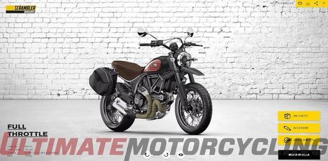 Ducati Scrambler Configurator Launches | Note: Time-Consumption Risk | Ductalk: What's Up In The World Of Ducati | Scoop.it
