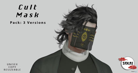 Cult Mask July 2024 Group Gift by +SEKAI+ | Teleport Hub - Second Life Freebies | Teleport Hub | Scoop.it