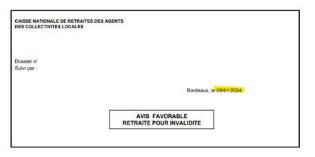 CNRACL - Invalidité : suppression de la rétroactivité de la date de radiation des cadres | Droit | Scoop.it