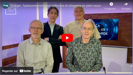 Energie : l’autoconsommation collective et citoyenne en plein essor | Vosges Télévision | La SELECTION du Web | CAUE des Vosges - www.caue88.com | Scoop.it