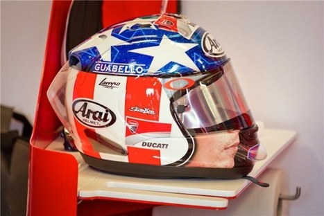 Nicky Hayden's Easy  Rider replica helmet  to be sold | twowheelsblog.com | Ductalk: What's Up In The World Of Ducati | Scoop.it