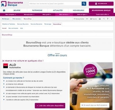 C'est pas mon idée !: BoursoShop, l'e-commerce entre dans la banque | La Banque innove | Scoop.it