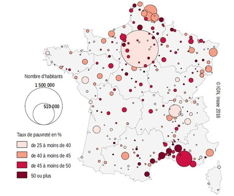 Publication Insee - Conditions de vie-Société - Les habitants des quartiers de la politique de la ville | Veille territoriale AURH | Scoop.it