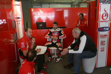 Team SBK Ducati Alstare | Saturday's images from Portimao | Ductalk: What's Up In The World Of Ducati | Scoop.it