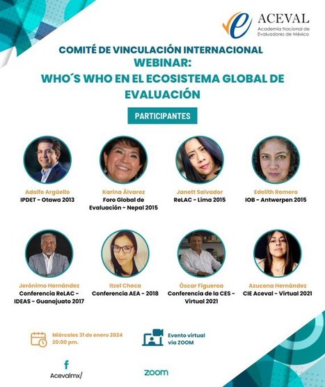 Webinar "Who´s who en el Ecosistema Global de Evaluación" | Evaluación de Políticas Públicas - Actualidad y noticias | Scoop.it