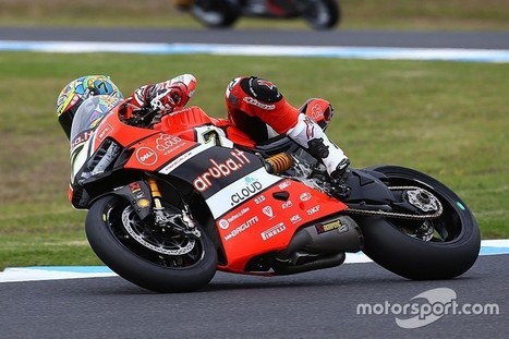 Second place for the Ducati team in Race 1 in Phillip Island with Chaz Davies | Ductalk: What's Up In The World Of Ducati | Scoop.it