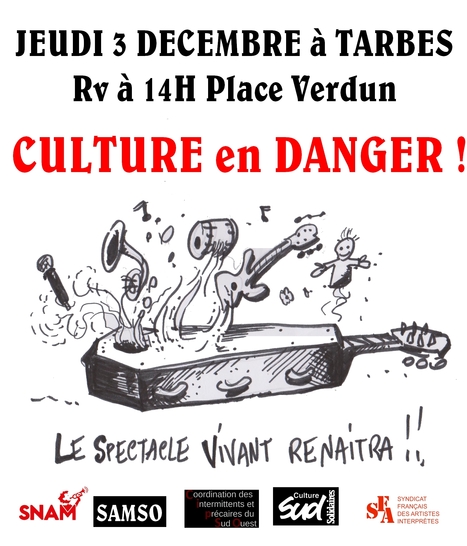 Culture en danger : une manifestation le 3 décembre | Vallées d'Aure & Louron - Pyrénées | Scoop.it