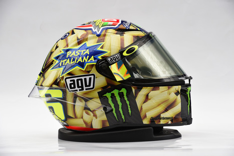 Rossi 300 Starts Never Overcook The Pasta Helmet | Ductalk: What's Up In The World Of Ducati | Scoop.it