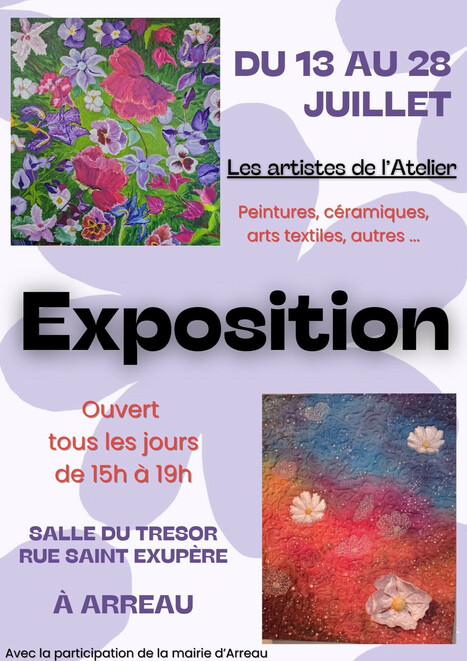 Exposition des artistes de l'Atelier à partir du 13 juillet à Arreau | Vallées d'Aure & Louron - Pyrénées | Scoop.it