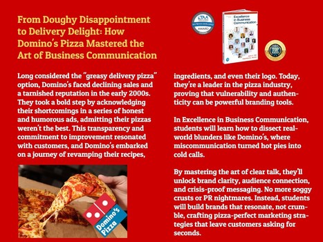 How Domino's Mastered the Art of Business Communication | Teaching a Modern Business Communication Course | Scoop.it