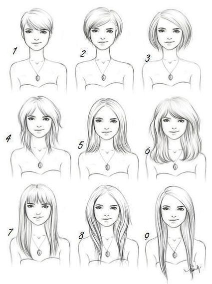 Hair Styles Drawing Reference Guide | Drawing References and Resources | Scoop.it