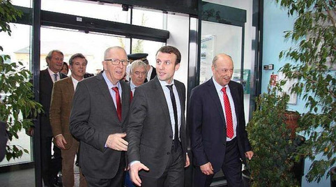 Emmanuel Macron en tournée avec les patrons du pays d'Auge | Veille territoriale AURH | Scoop.it