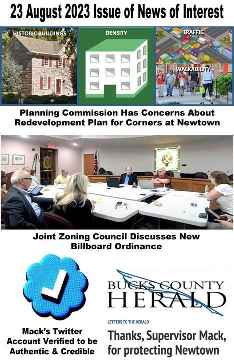 23 August 2023 #NewtownPA News of Interest eNewsletter | Newtown News of Interest | Scoop.it