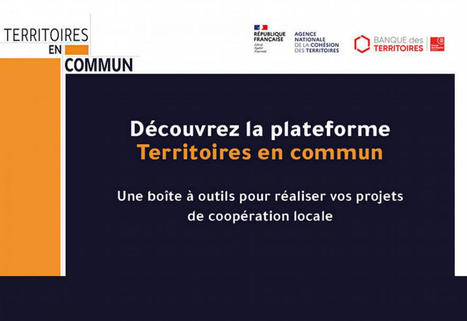 Participation citoyenne : l'ANCT et la Banque des Territoires lancent la plateforme Territoires en commun | L'actualité de la politique de la ville | Scoop.it