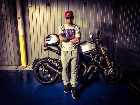 Lewis Hamilton via Twitter | Ductalk: What's Up In The World Of Ducati | Scoop.it