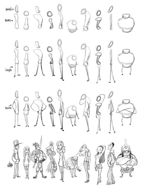 Character Sketch Process | Drawing References and Resources | Scoop.it