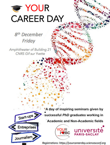 YOUR CAREER DAY - Sciencesconf.org | Life Sciences Université Paris-Saclay | Scoop.it