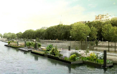 Paris : Le jardin flottant des berges se dévoile | Urbanisme vivant | Scoop.it