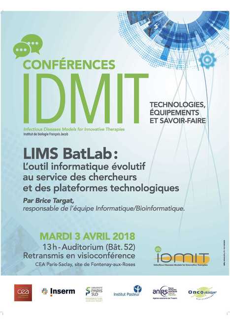 Conférences "IDMIT/ CEA : technologies, équipements et savoir-faire" | Life Sciences Université Paris-Saclay | Scoop.it