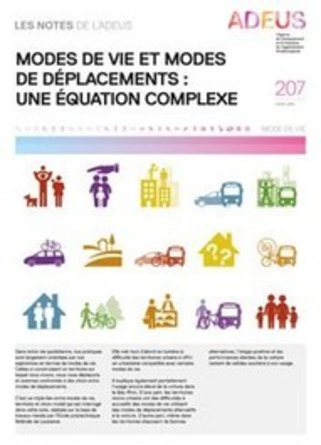 Publication ADEUS Strasbourg - Modes de vie et modes de déplacements : une équation complexe  Les Notes de l'ADEUS n°207 | Veille territoriale AURH | Scoop.it