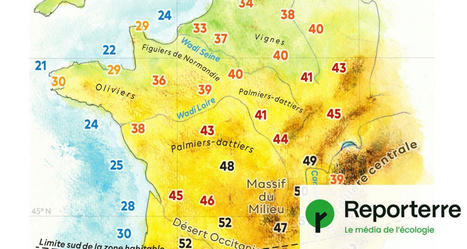 Paris sous l’eau, l’Occitanie en désert : ces cartes imaginent notre futur climatique | Vers la transition des territoires ! | Scoop.it