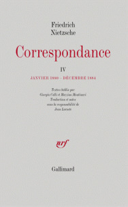 Friedrich Nietzsche : Correspondance, t. 4, Janv. 1880 - Déc. 1884 | Les Livres de Philosophie | Scoop.it