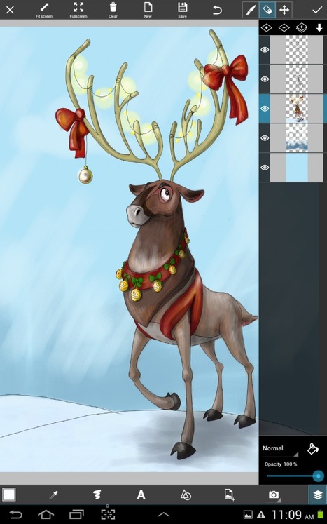 How to Draw Santa’s Reindeer | Drawing and Painting Tutorials | Scoop.it