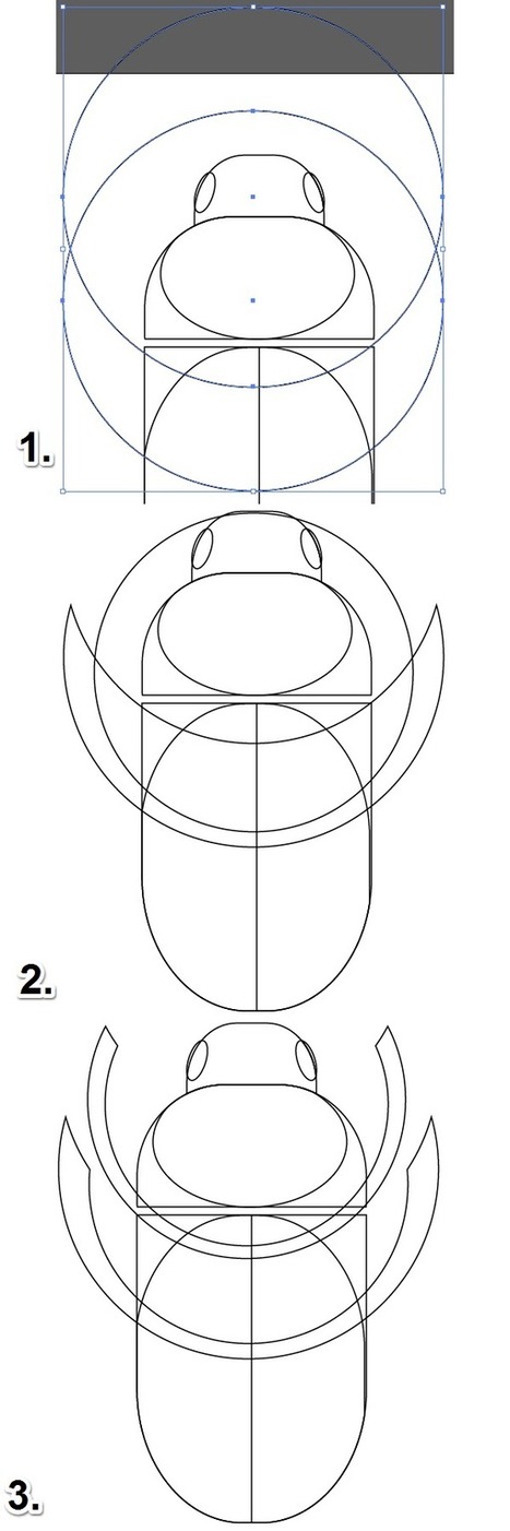How to Create a Brightly Colored Beetle with Simple Shapes in Illustrator | Vectortuts+ | Drawing and Painting Tutorials | Scoop.it