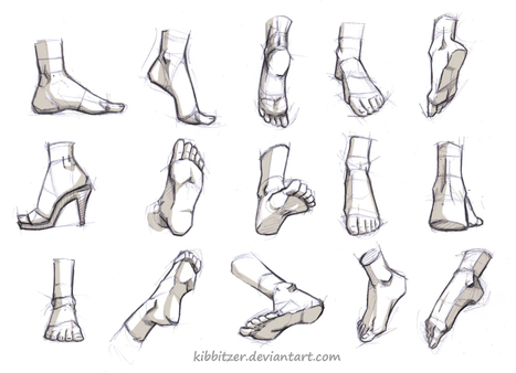 Feet Drawing Reference Guide | Drawing References and Resources | Scoop.it