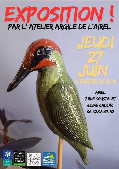 Exposition Atelier Argile de l'Airel jeudi 27 juin à Cadéac | Vallées d'Aure & Louron - Pyrénées | Scoop.it