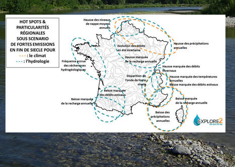 Projets Explore2 - Life Eau&Climat : de premiers résultats livrent des clés de gestion sur le futur de l’eau | Territoires, transitions, développement local | Scoop.it