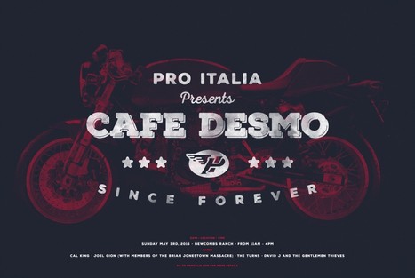 Pro Italia Holds Café Desmo  2015 at Newcomb’s Ranch - May 3rd | Ductalk: What's Up In The World Of Ducati | Scoop.it